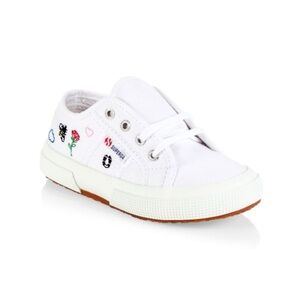 NWOT SUPERGA Girl's 2750 Embroidered Sneakers Size 13.5